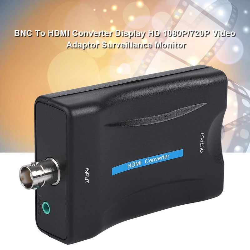 Ciglow BNC to Converter, 1080P/720P HD Display BNC Female to Video Converter Adapter Box for Security Camera CCTV Moniter - Image 2